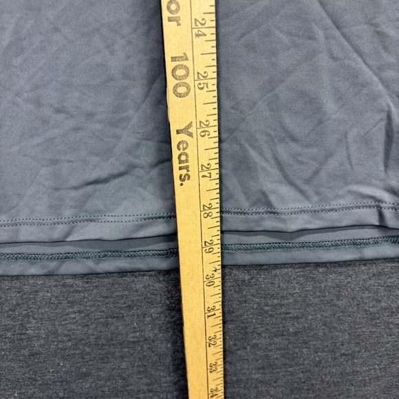 Men Nike Pro DRI-FIT Slim Fit Short Sleeve T-Shirt Mens L Gray Center Swoosh NEW - Picture 6 of 11